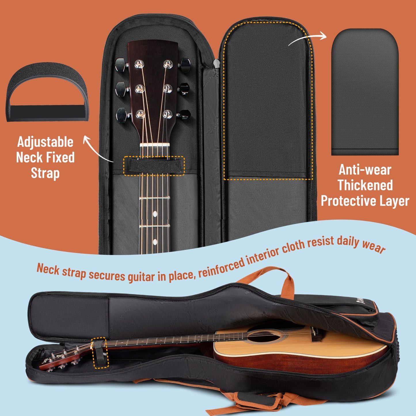 CAHAYA Soft Guitar Bag CY0294