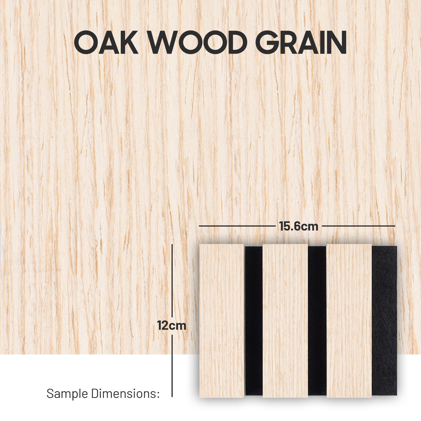 Acoustic Wood Wall Veneer Panel White Oak Color