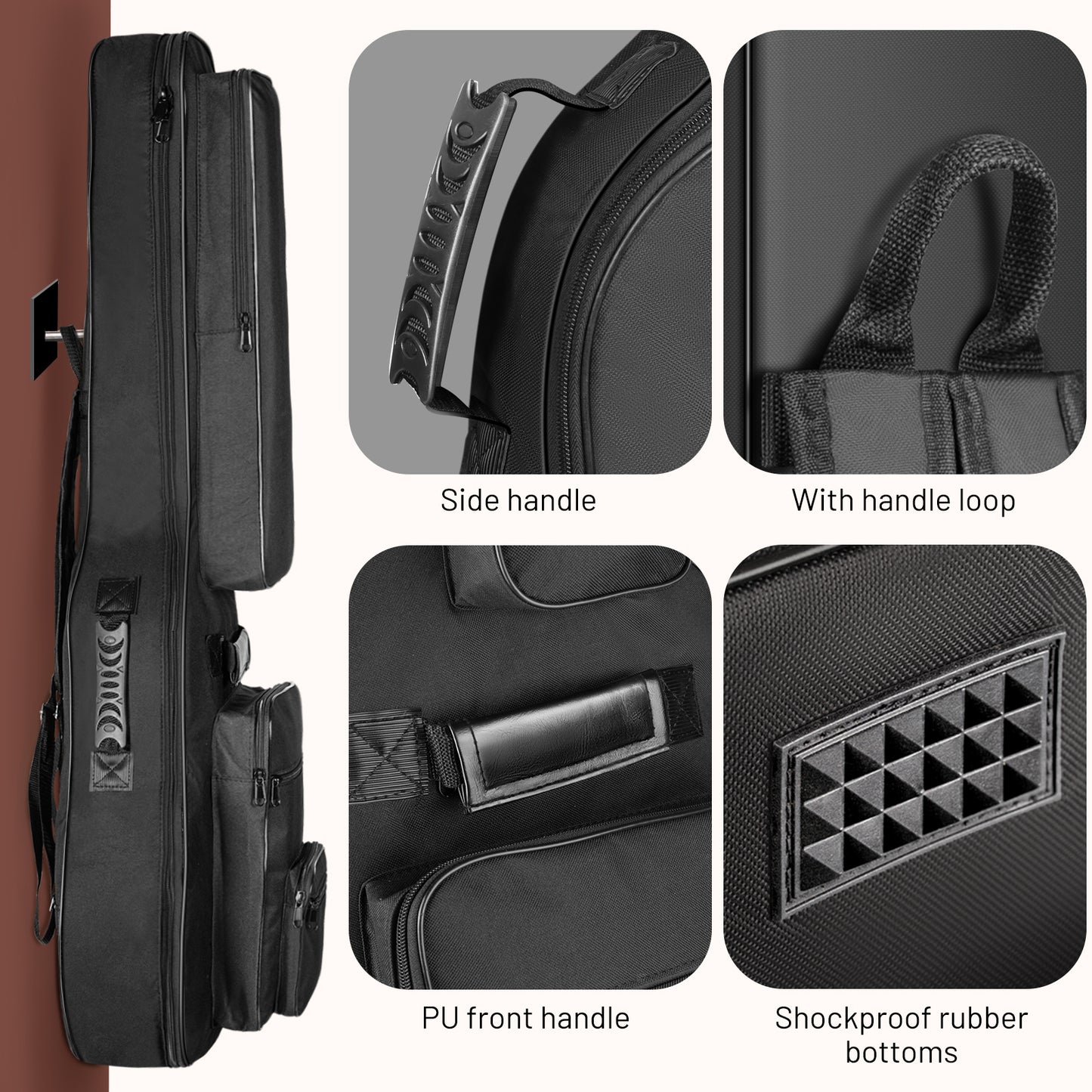 Multi-pockets Acoustic Guitar Bag CY0181