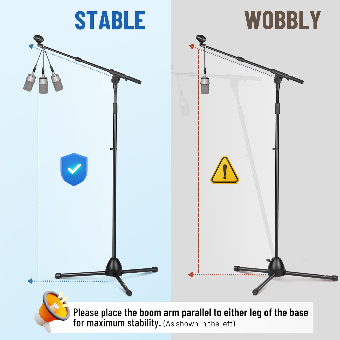 Microphone Stand Foot-operated Base CY0330