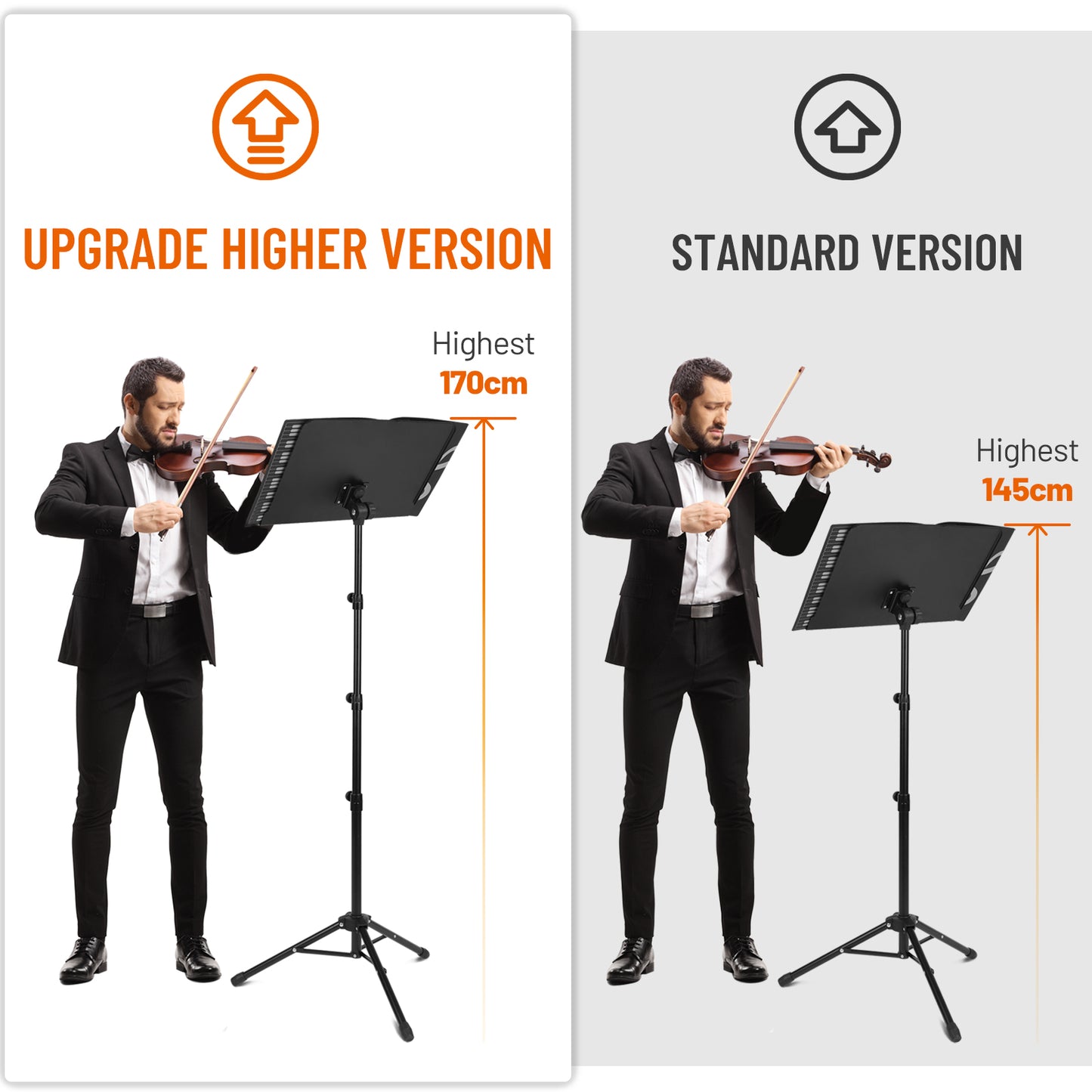 Sheet Music Stand Metal Higher Version CY0304
