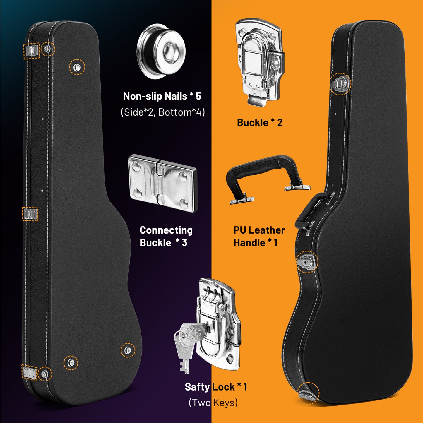 Electric Guitar Hardshell Case ST