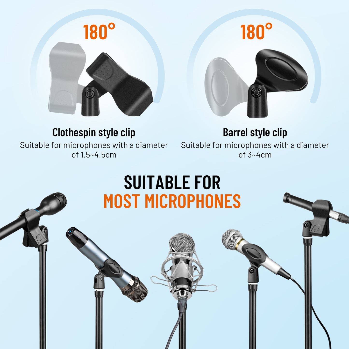 Microphone Stand Foot-operated Base CY0330
