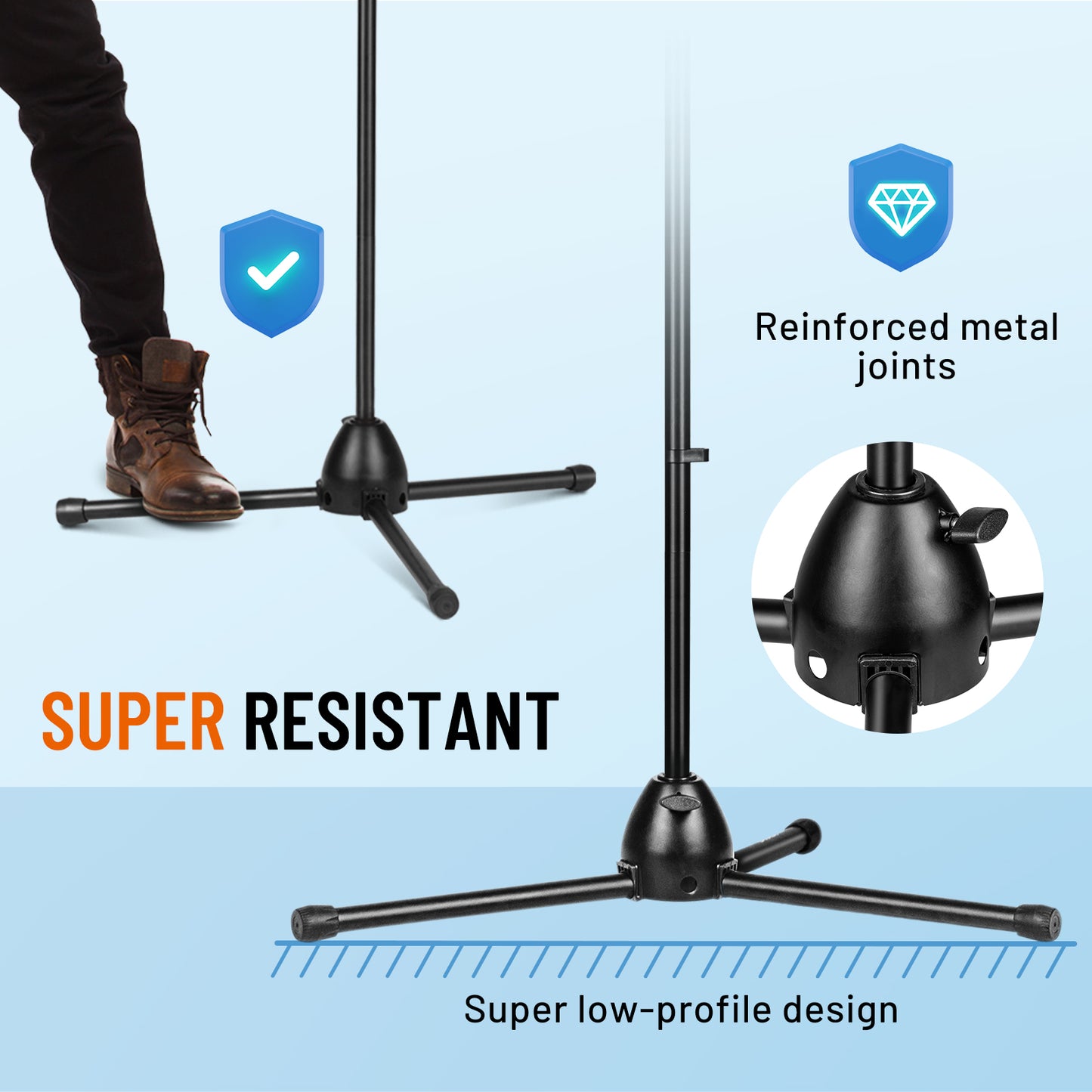 Microphone Stand Foot-operated Base CY0330