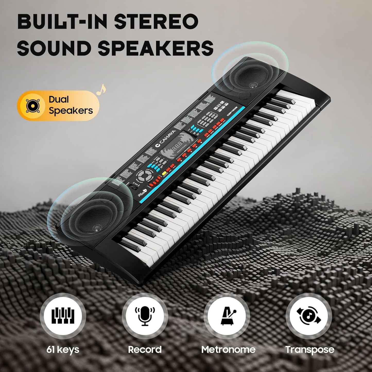 61-Key Electric Piano Set For Beginner
