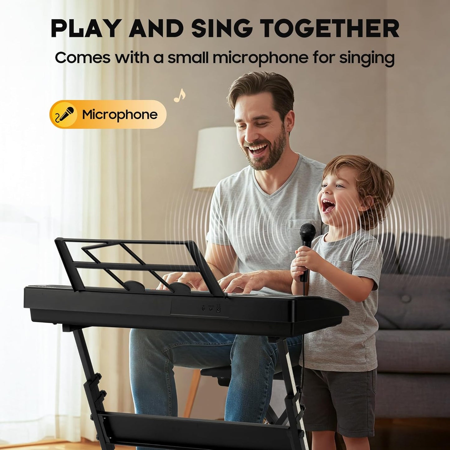 61-Key Electric Piano Set For Beginner