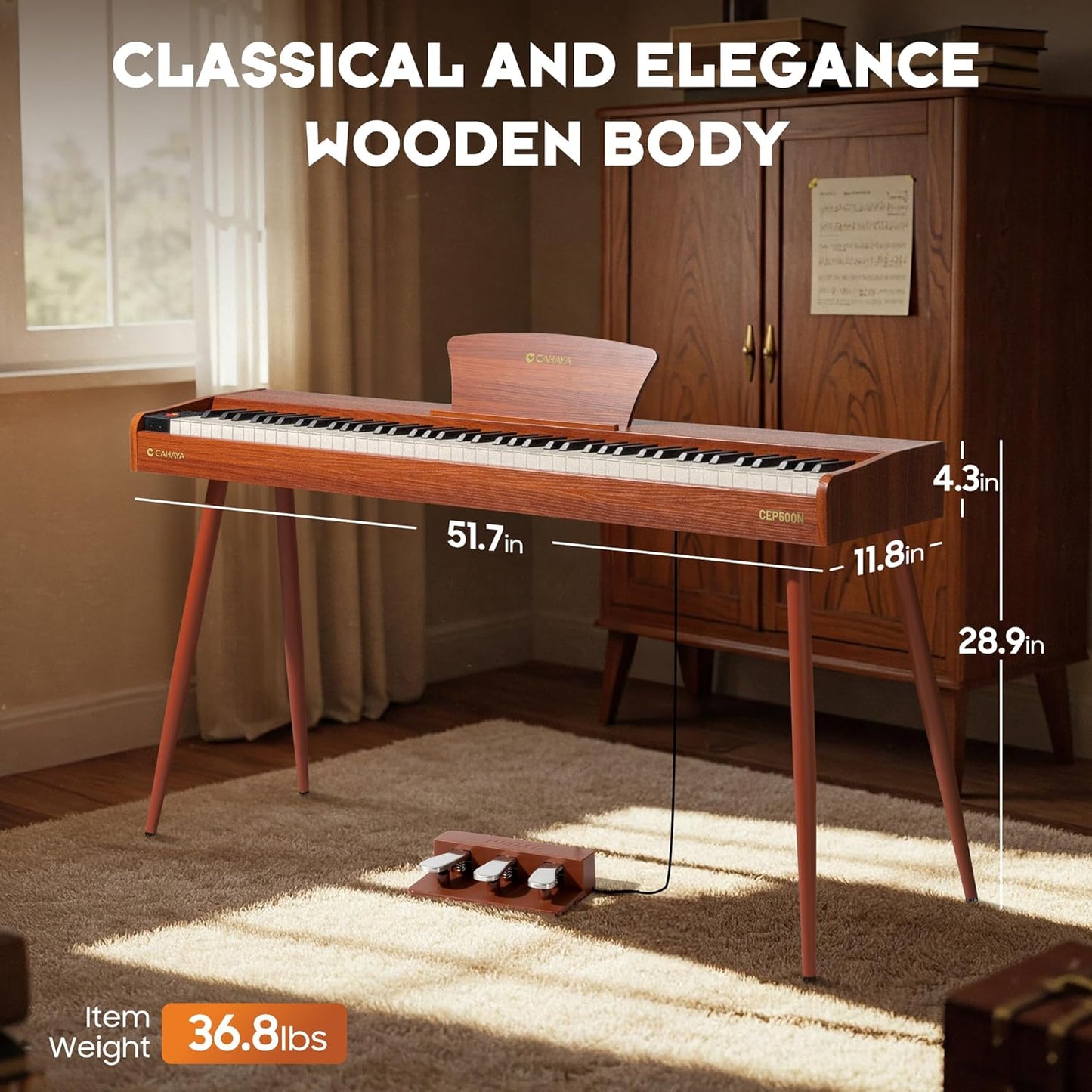 88-Key Full-size Weighted Digital Piano