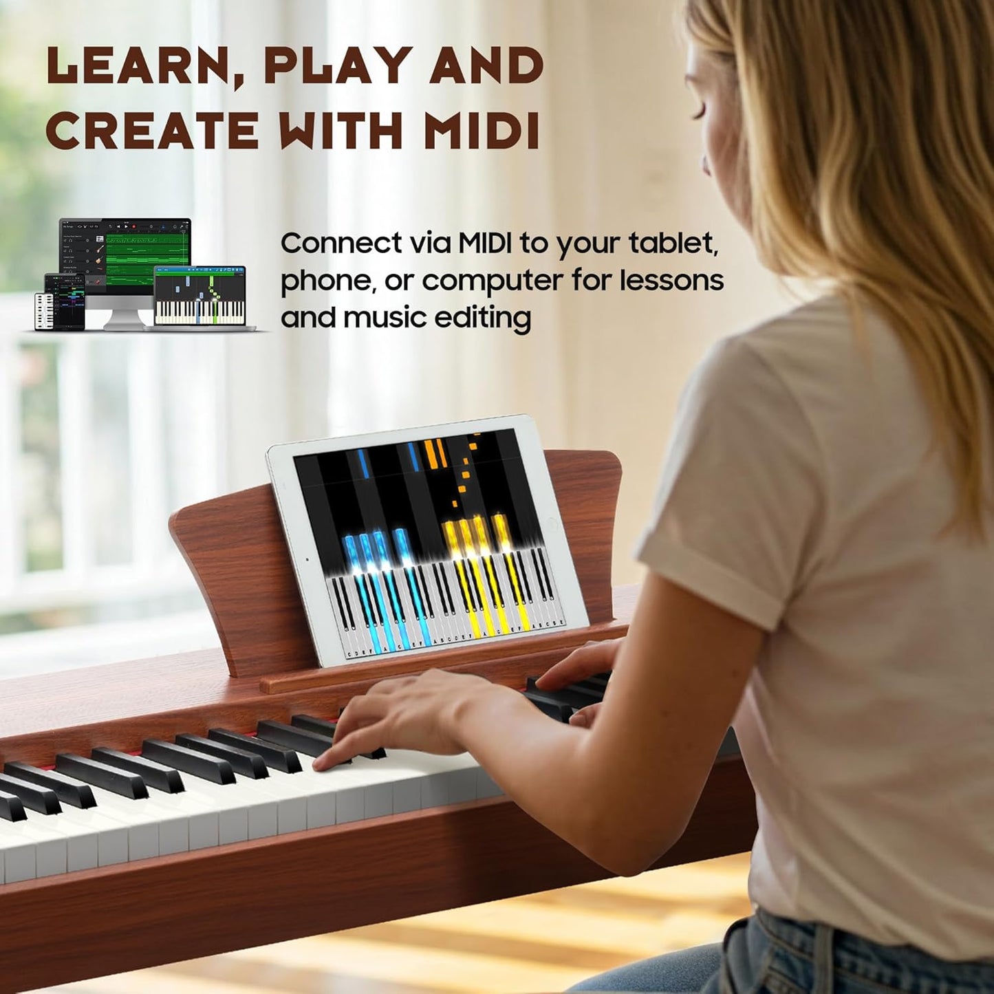 88-Key Full-size Weighted Digital Piano