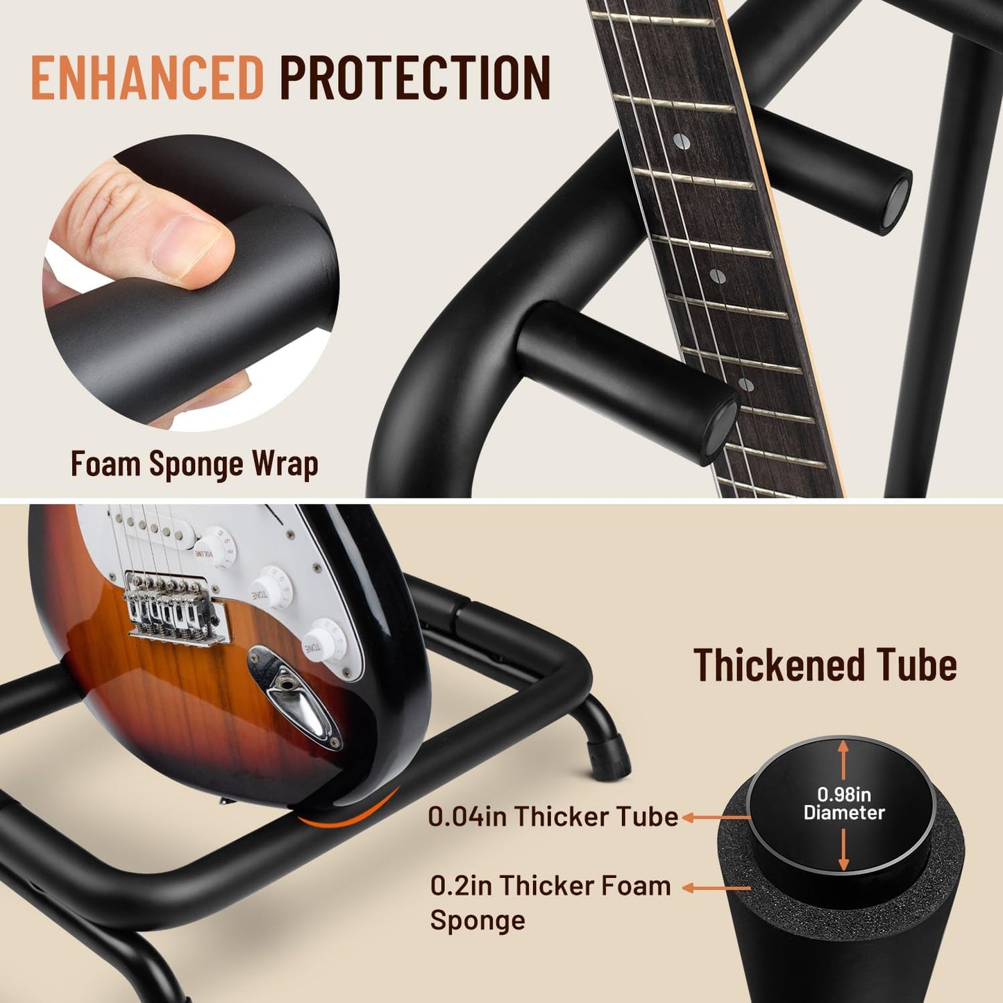 Universal Guitar Display Rack-3 Holder Stand