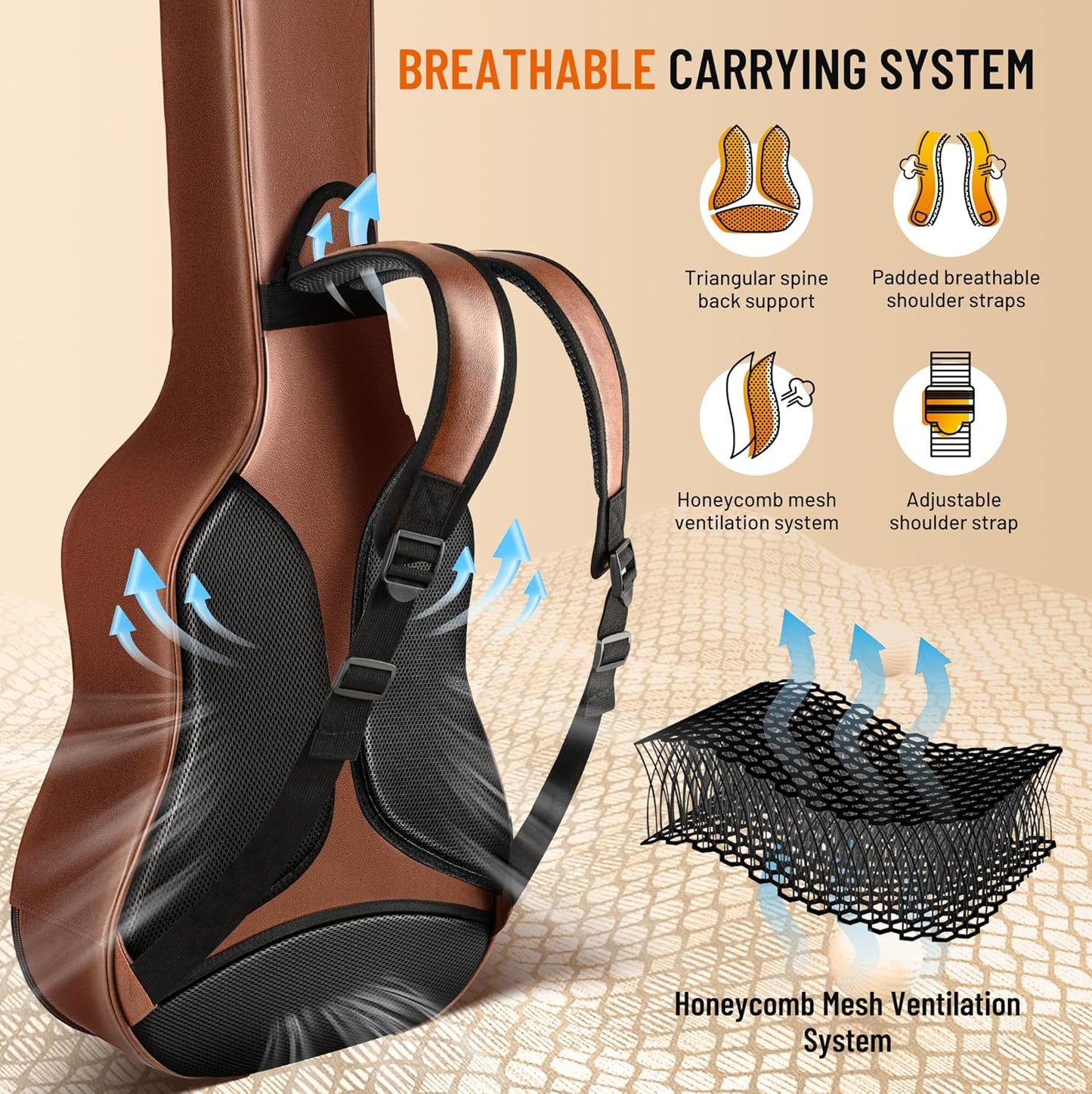 Waterproof Acoustic Guitar Gig Bag