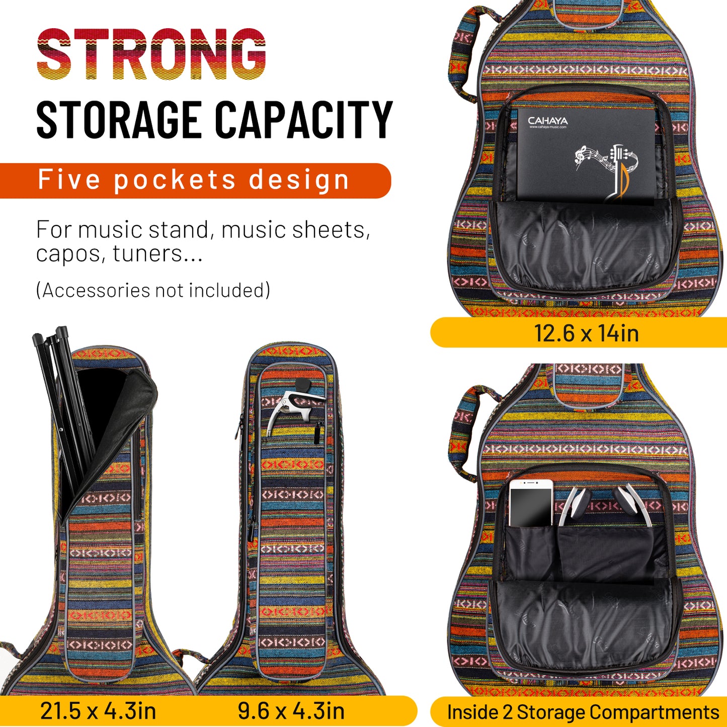 Bohemian Vintage Acoustic Guitar Bag CY0186