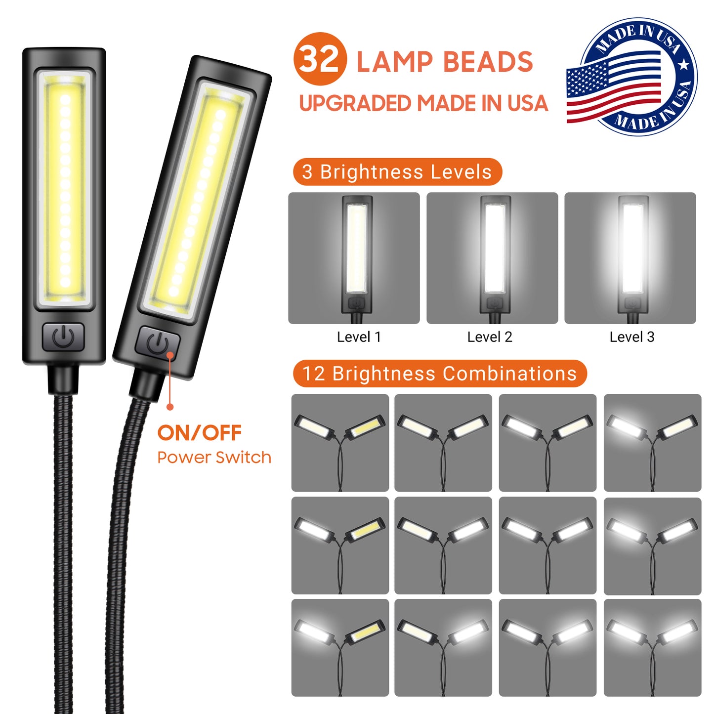 Music Stand Light Clip CY0243