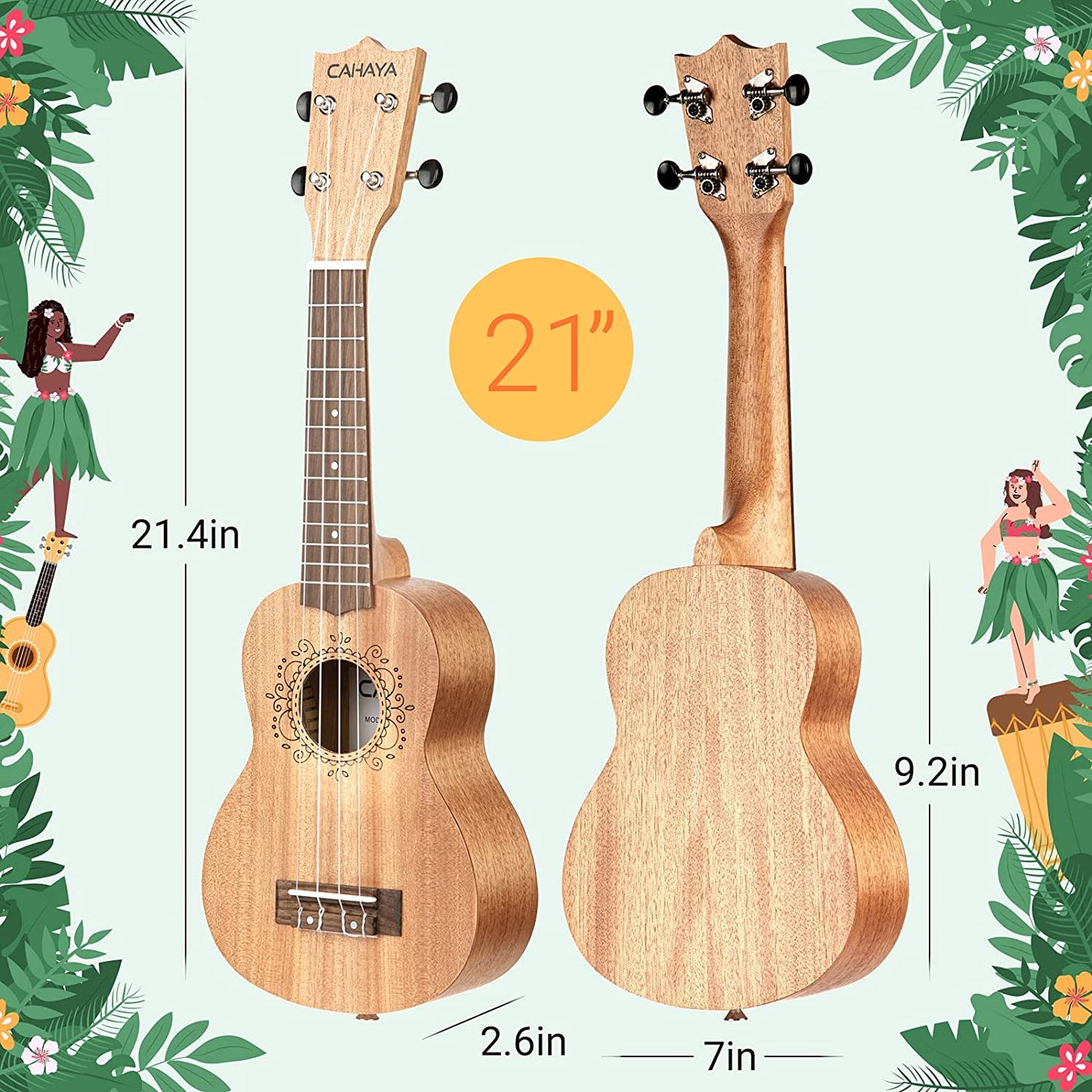 Ukulele Starter Kit Collection 21 Inches
