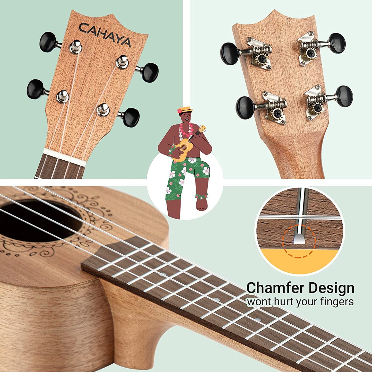 Ukulele Starter Kit Collection 21 Inches