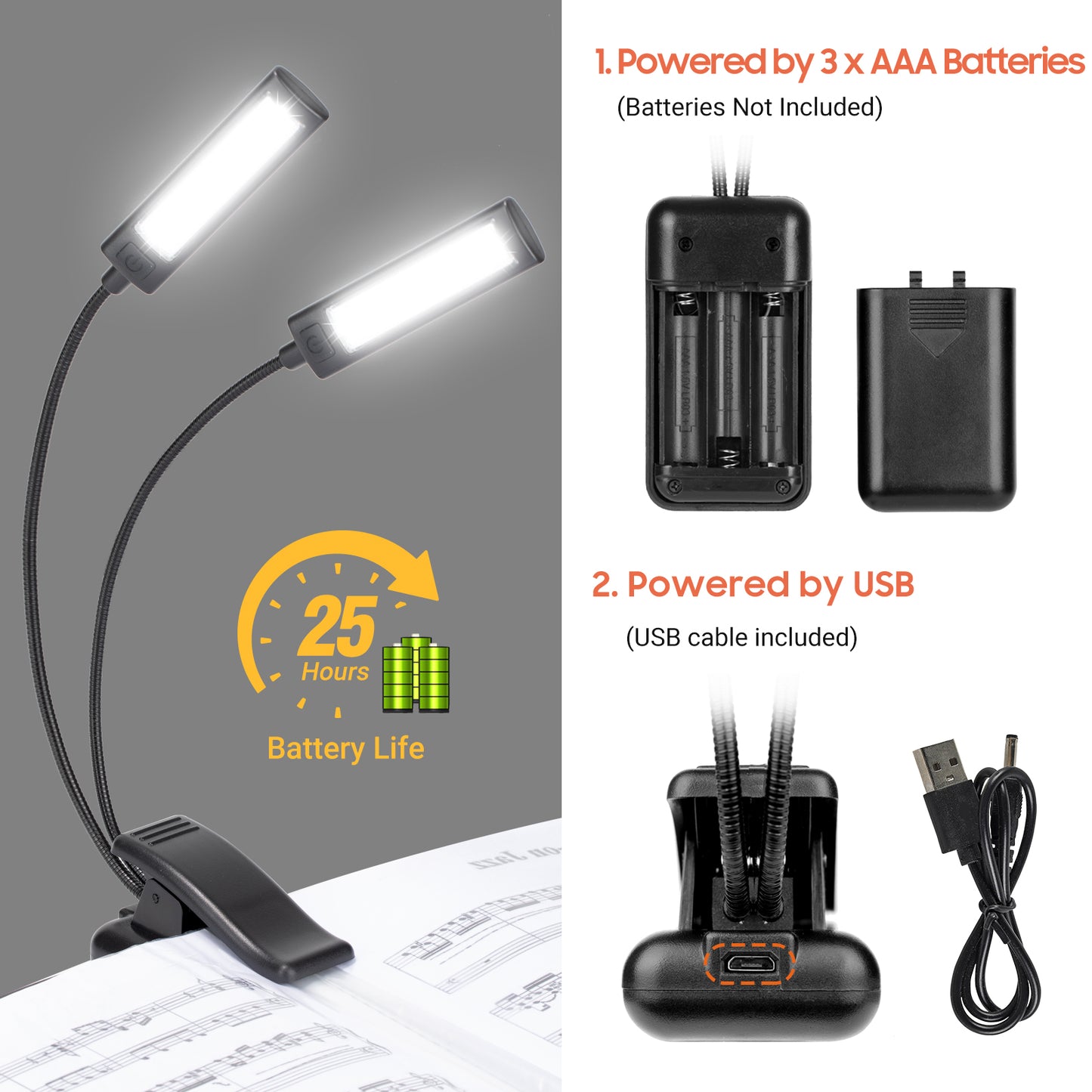 Music Stand Light Clip CY0243