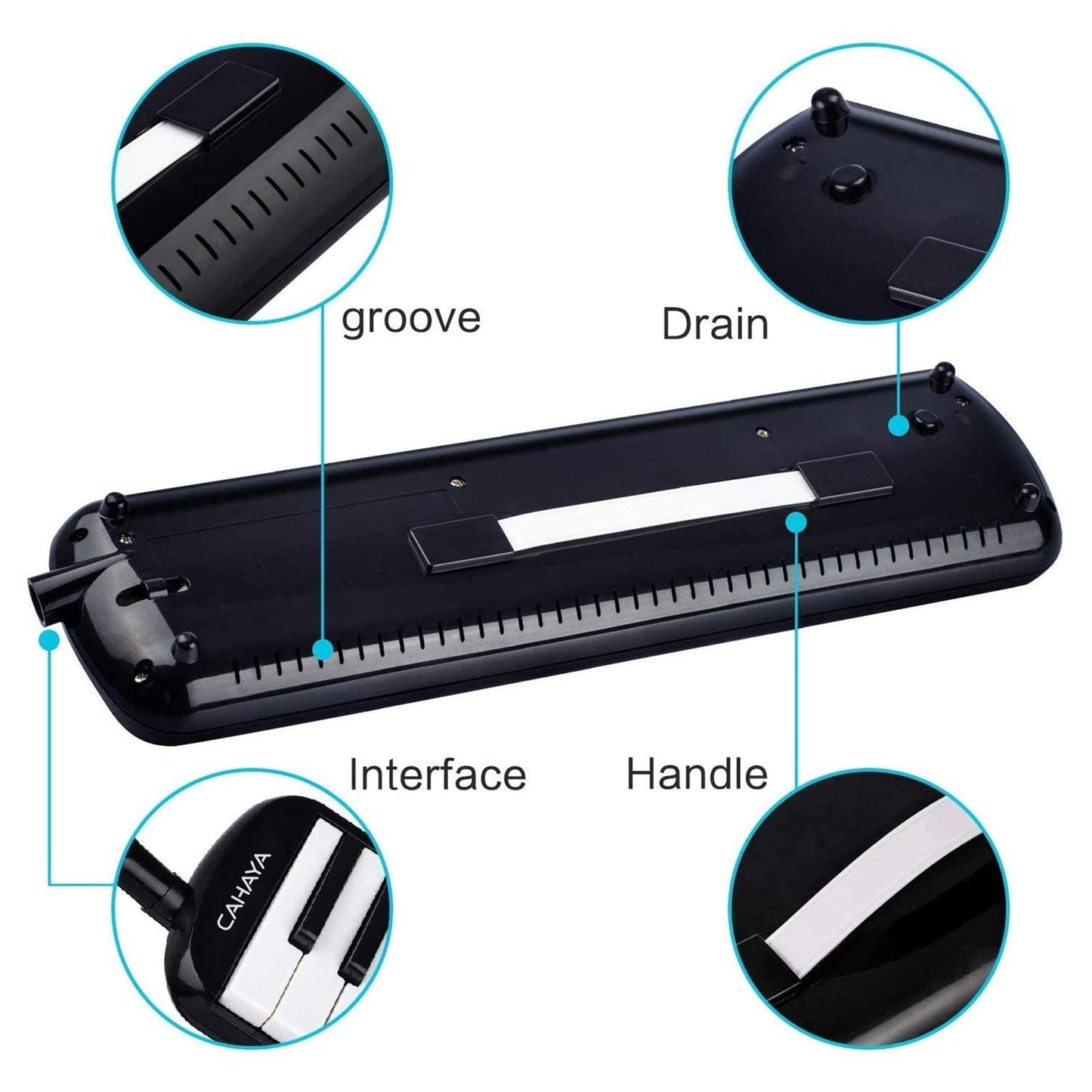 Melodica Double Mouthpieces Tube Sets