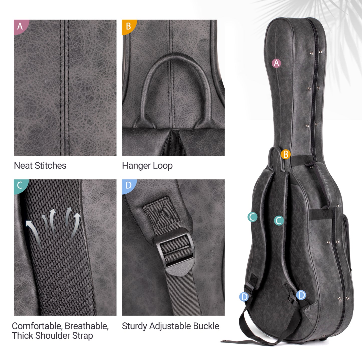 Guitar Case Acoustic Hardshell CY0235