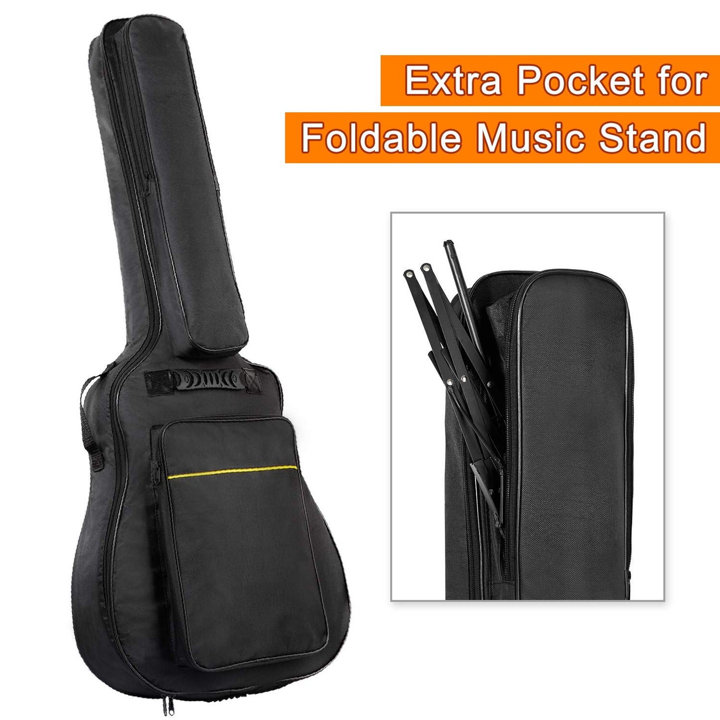 Guitar Bag with Music Stand Pocket CY0177