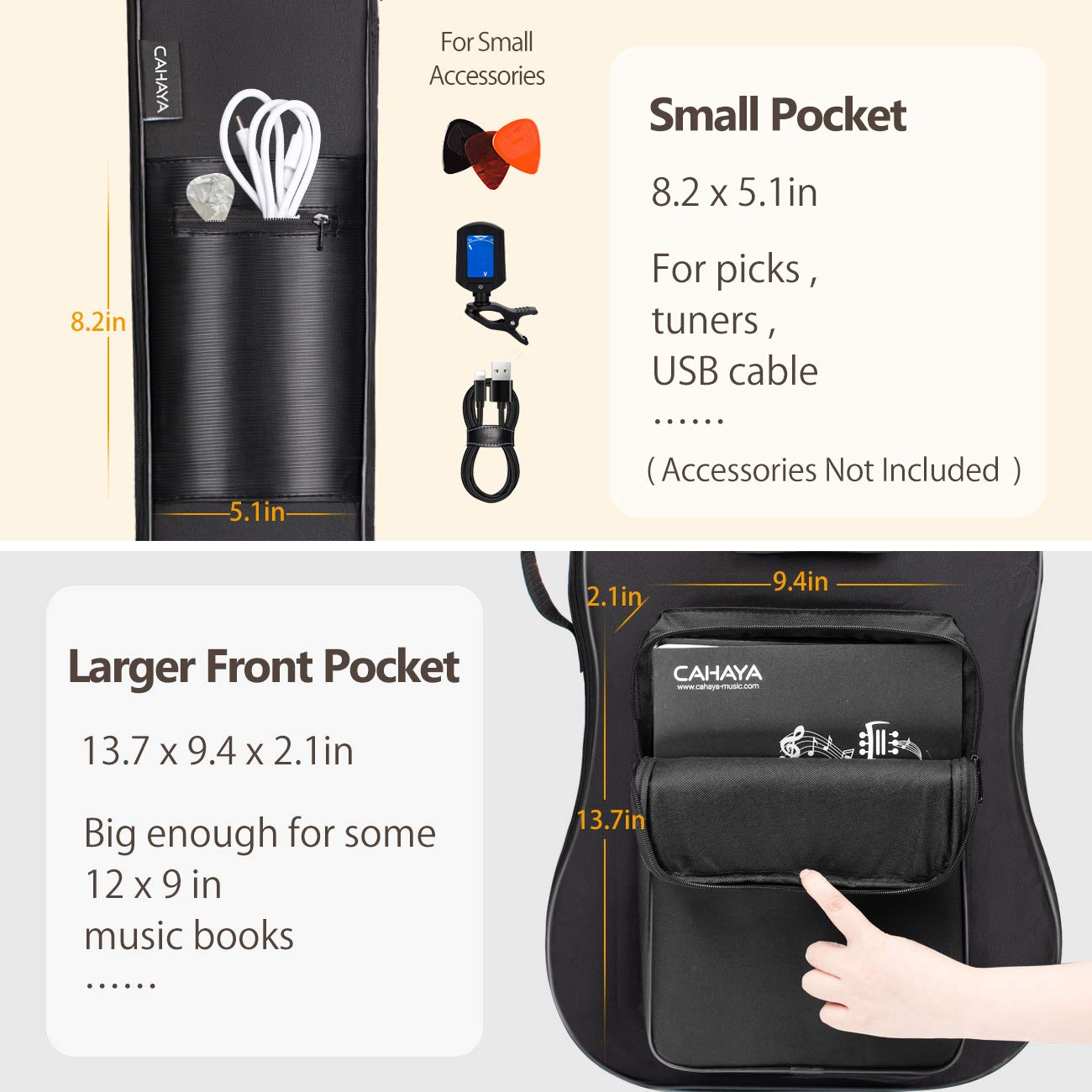 0.3 Inches Thick Padded Soft Bass Bag CY0222