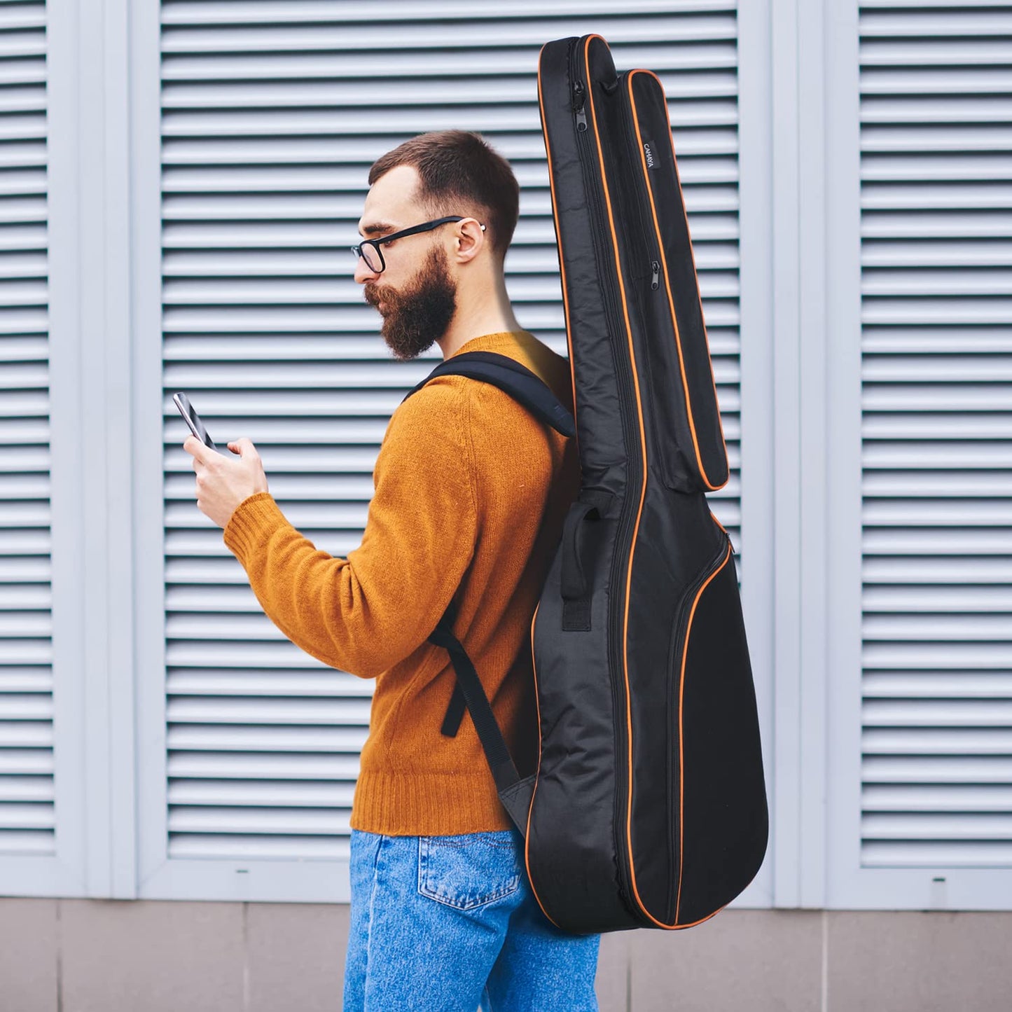 Orange Line Jumbo Guitar Bag CY0285