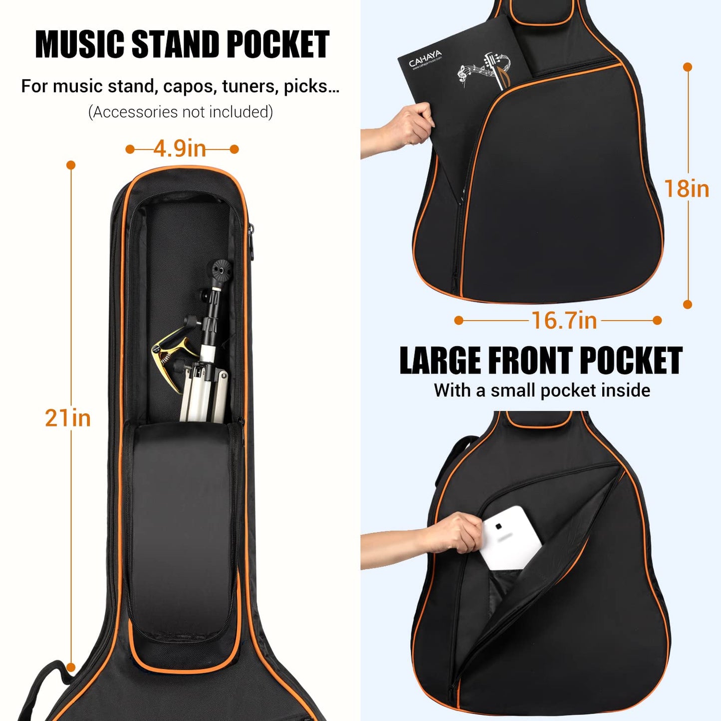 Orange Line Jumbo Guitar Bag CY0285