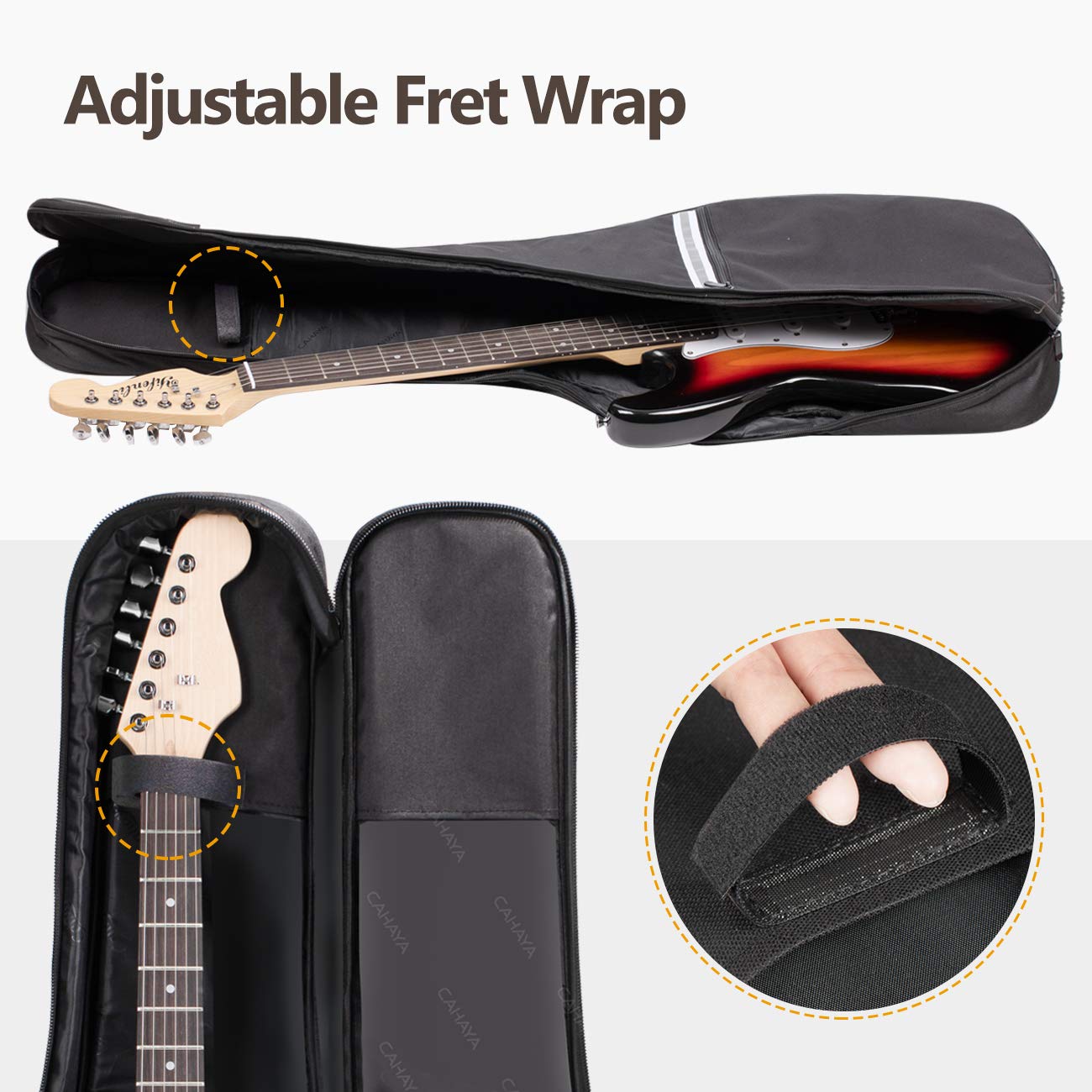 Reflective Bands Soft Guitar Bag CY0225