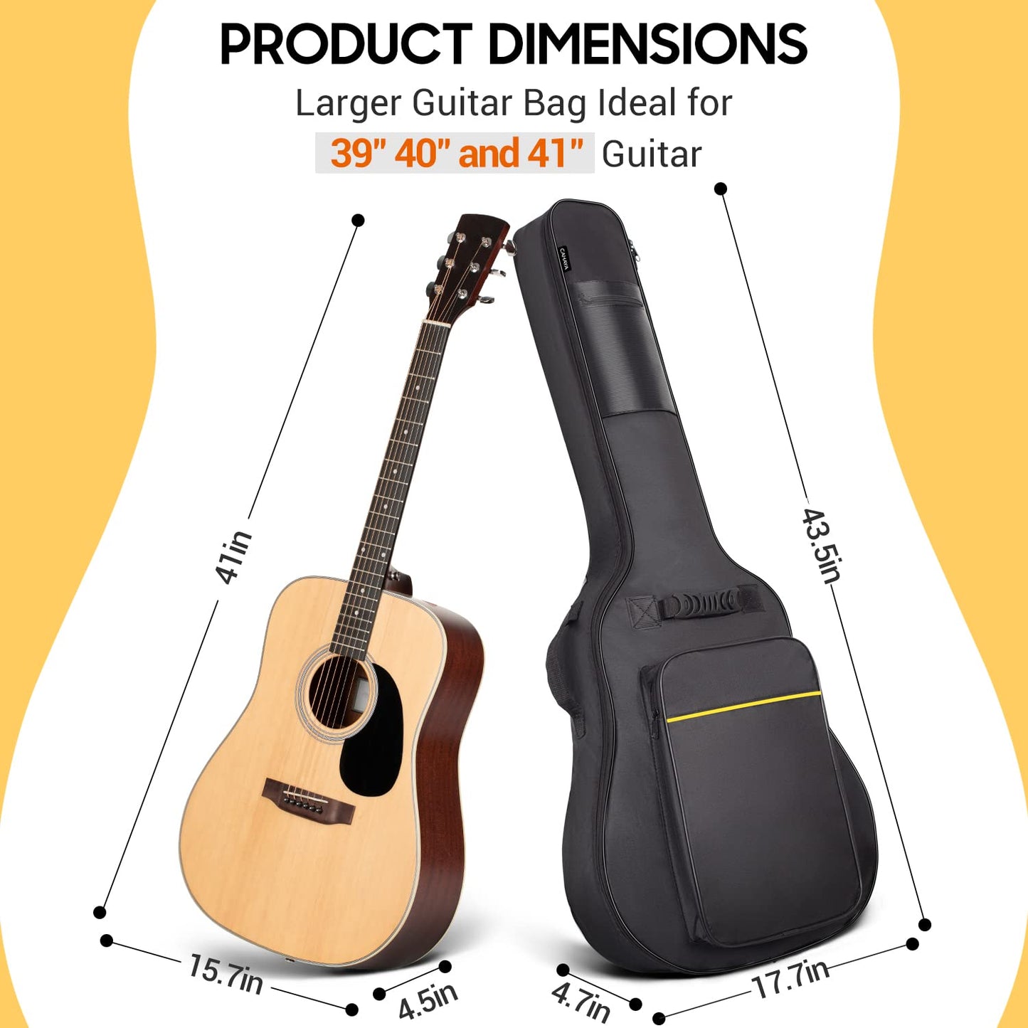 41 Inches Acoustic Guitar Bag CY0152