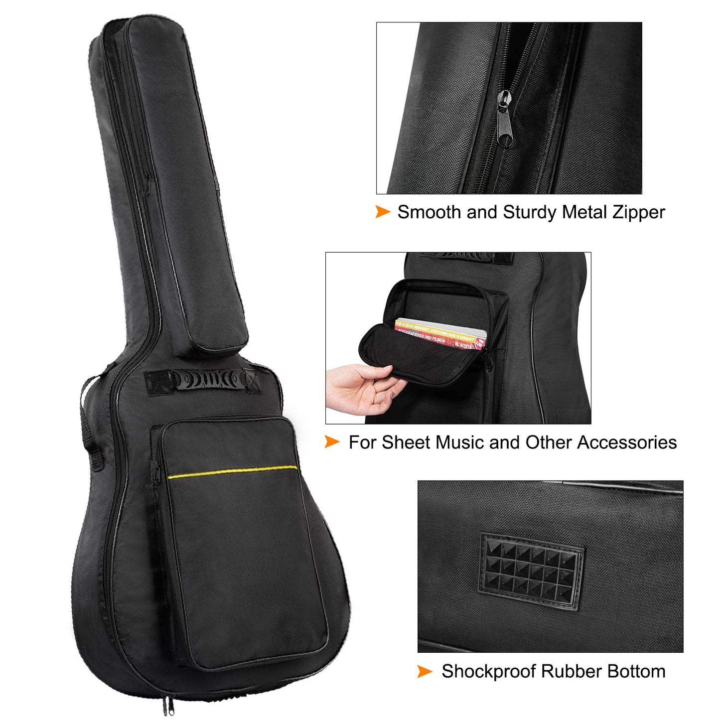 Guitar Bag with Music Stand Pocket CY0177