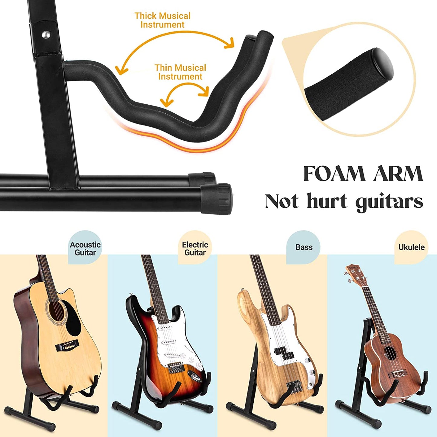 Guitar Stand Folding A frame CY0251