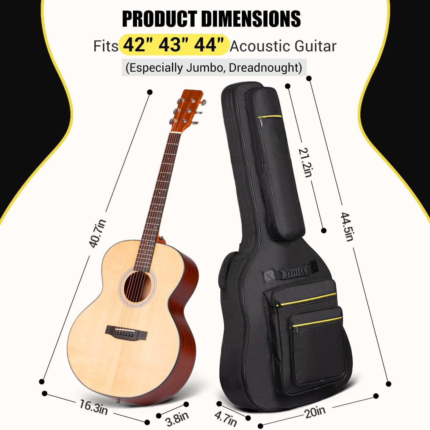 Yellow Line Jumbo Gig Bag CY0284