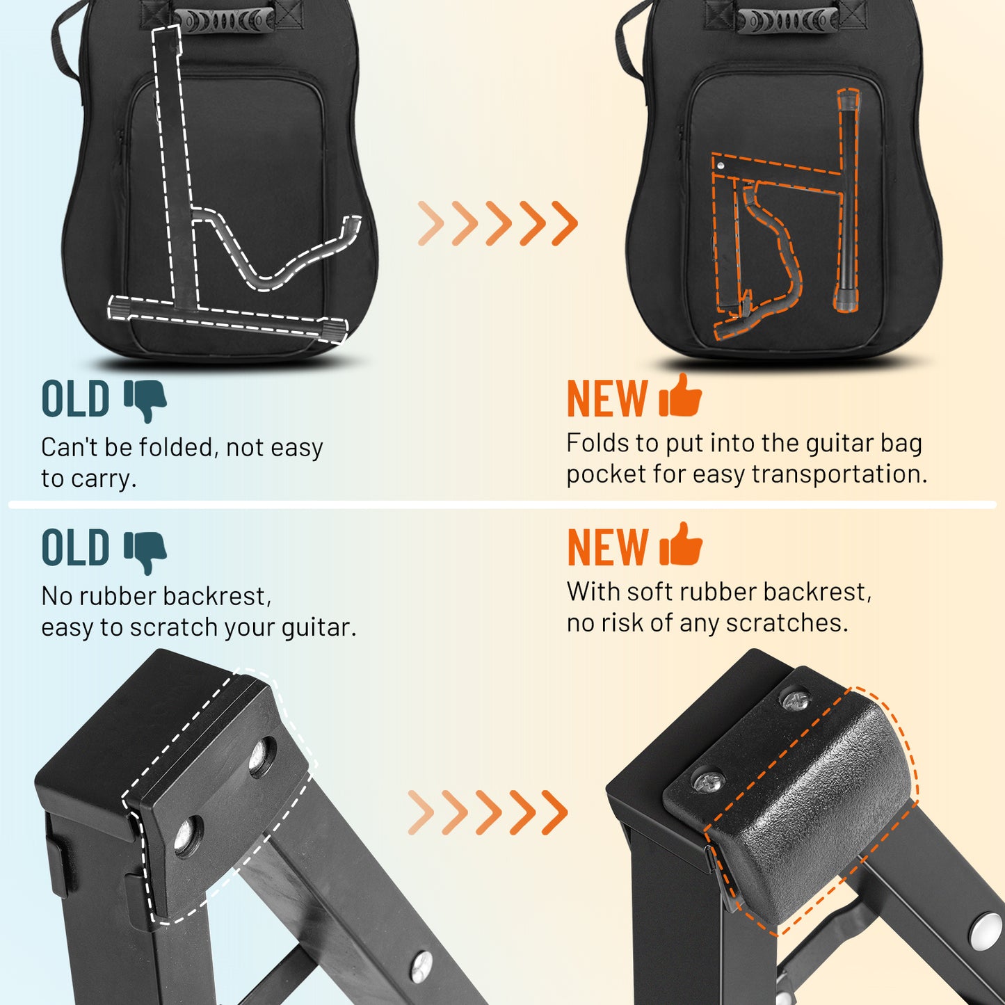 Guitar Stand Folding A frame CY0251