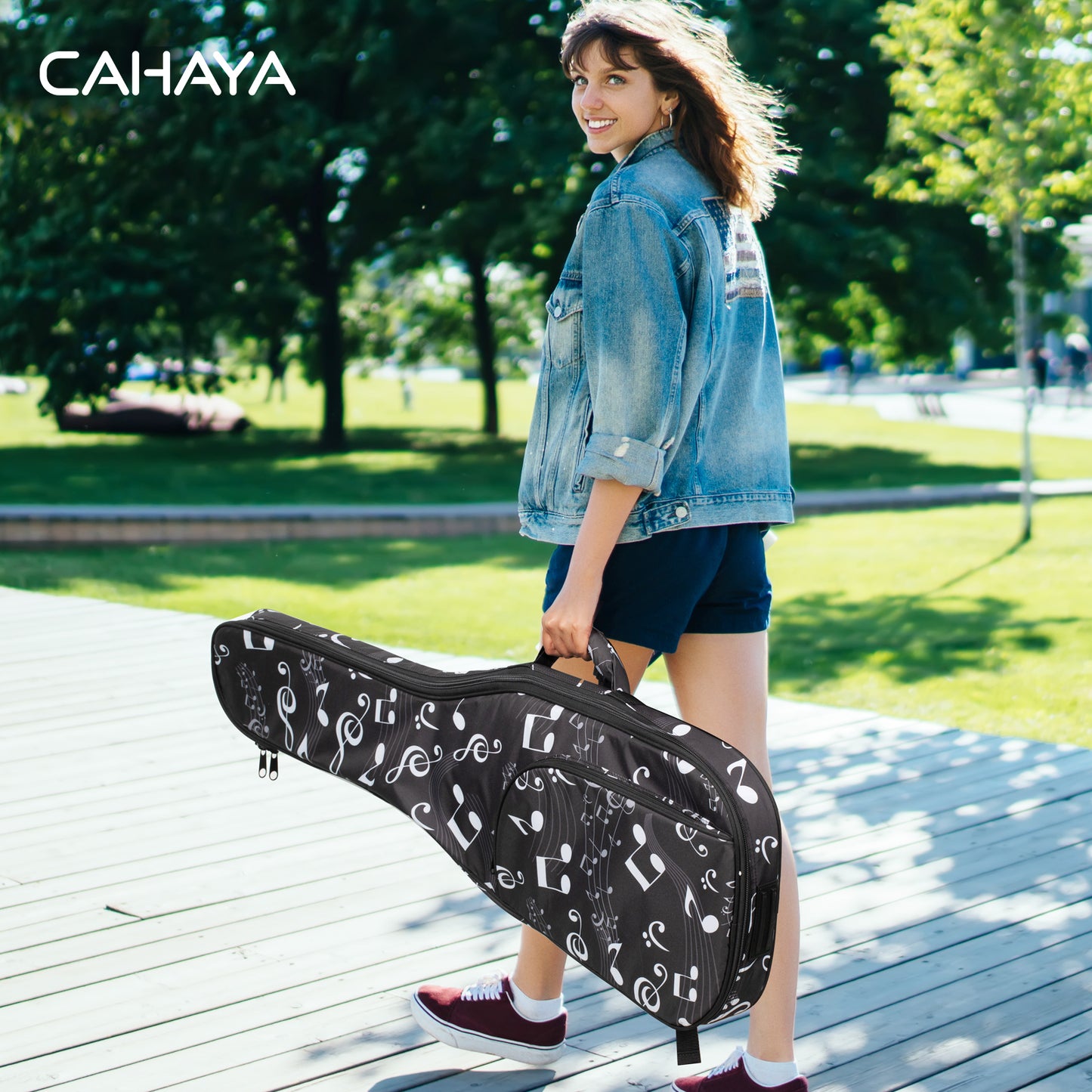 Electirc Guitar Bag 0.3 Inches Thick Printing CY0175