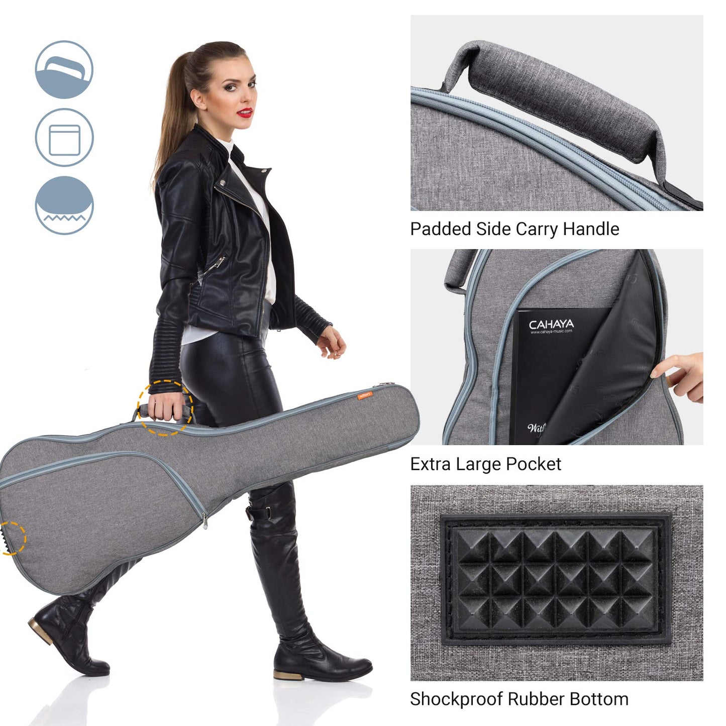 Electirc Guitar Bag 0.3 Inches Thick Printing CY0175