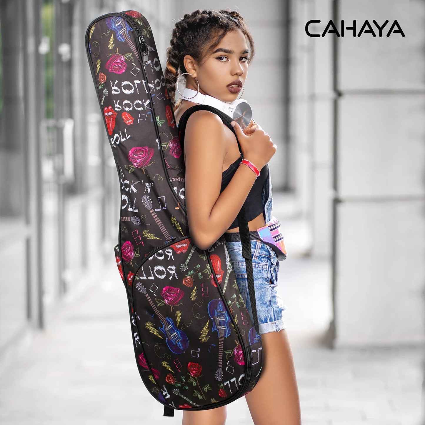 Electirc Guitar Bag 0.3 Inches Thick Printing CY0175
