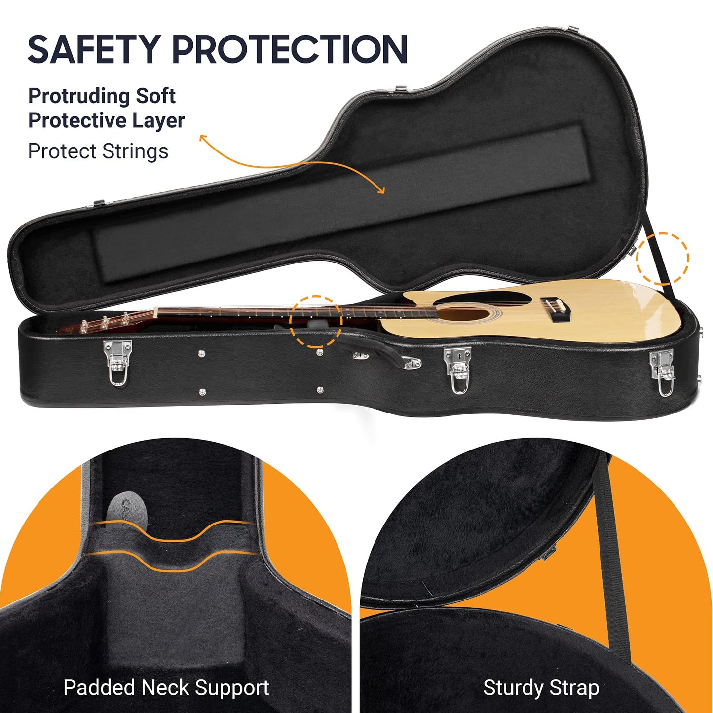 Acoustic Guitar Hard Shell Case CY0241