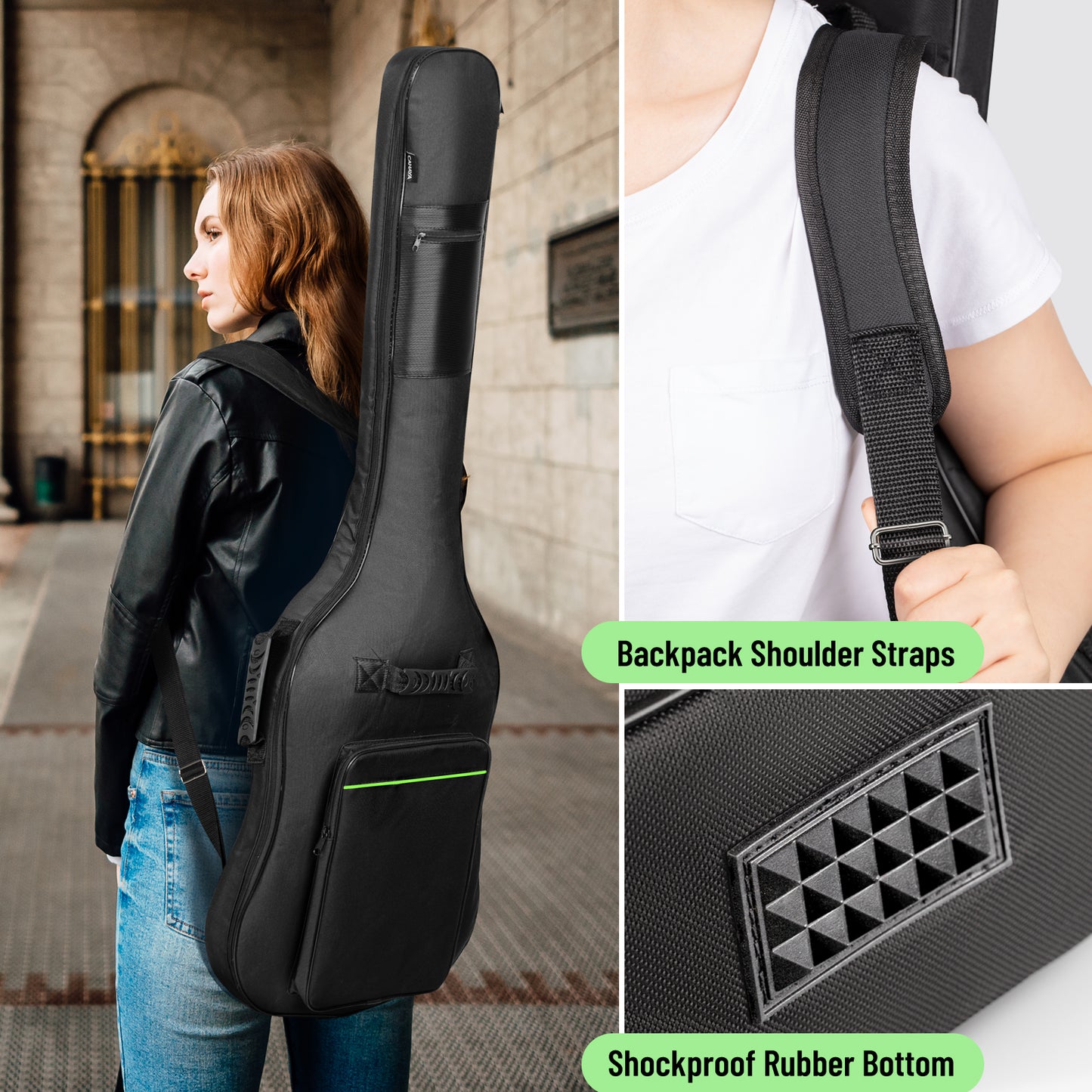 Bass Bag 0.3 Inches Padding Green CY0292