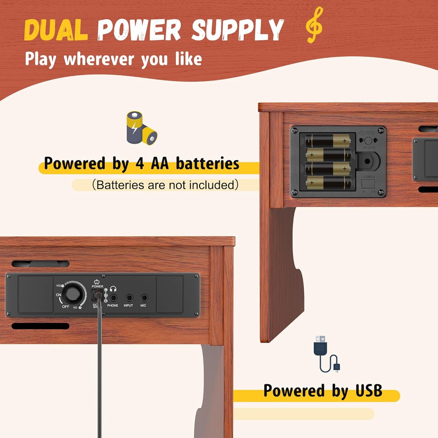 25 Keys Kids Digital Piano Keyboard