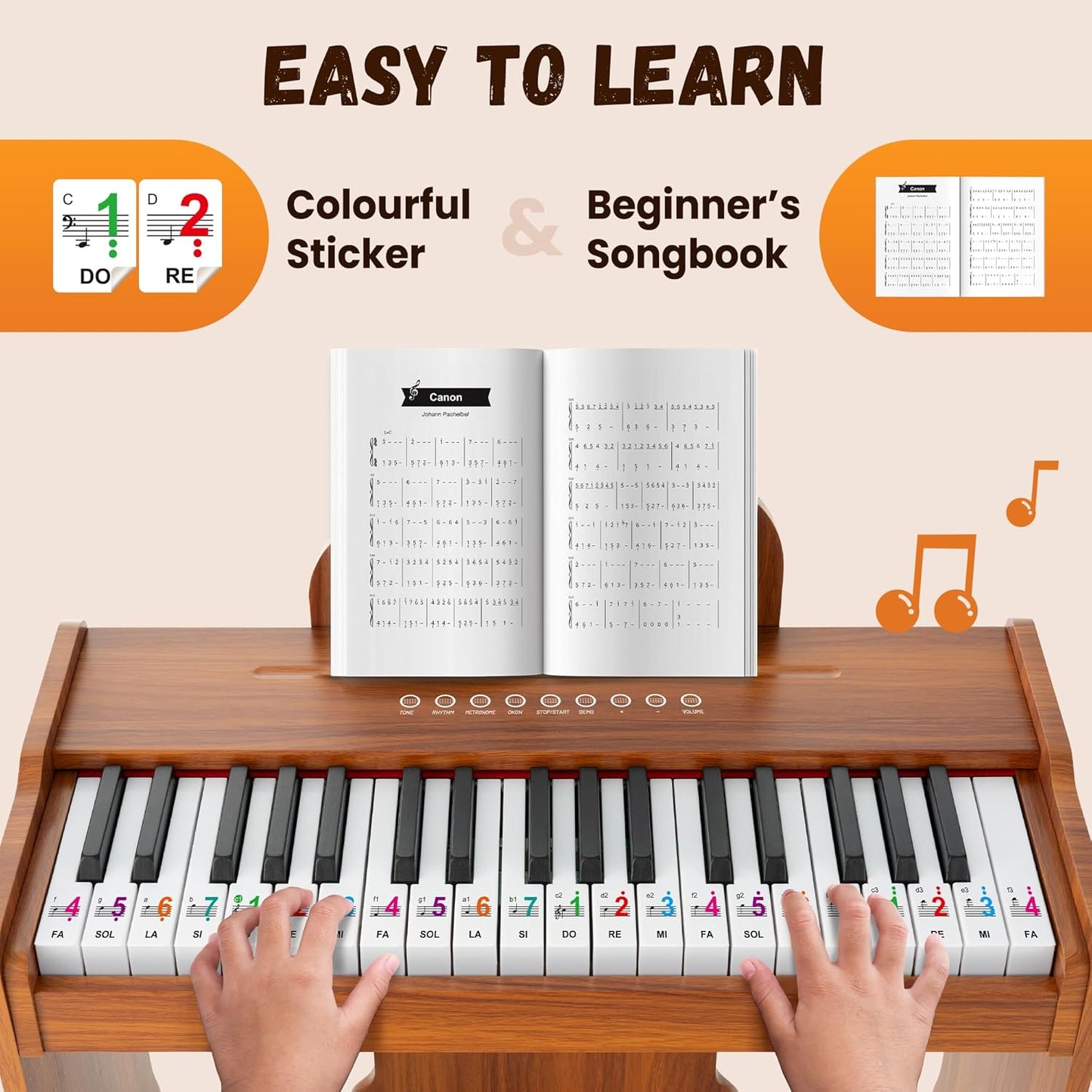 37 Keys Kids Digital Piano Keyboard