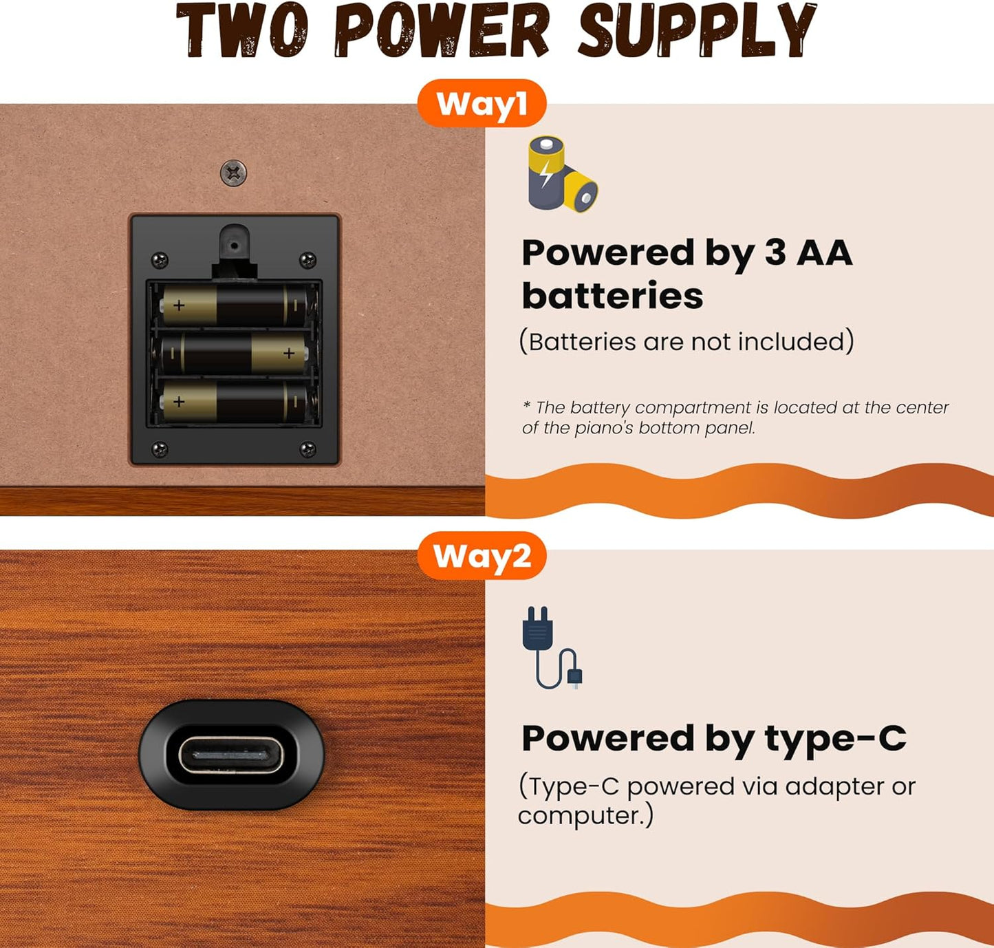 37 Keys Kids Digital Piano Keyboard