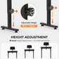 Adjustable Foldable Piano Bench with Backrest
