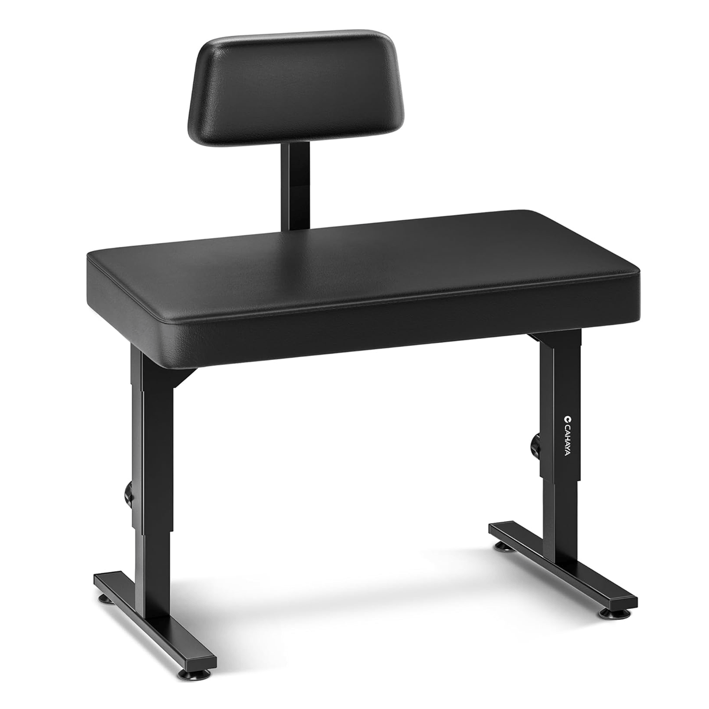 Adjustable Foldable Piano Bench with Backrest