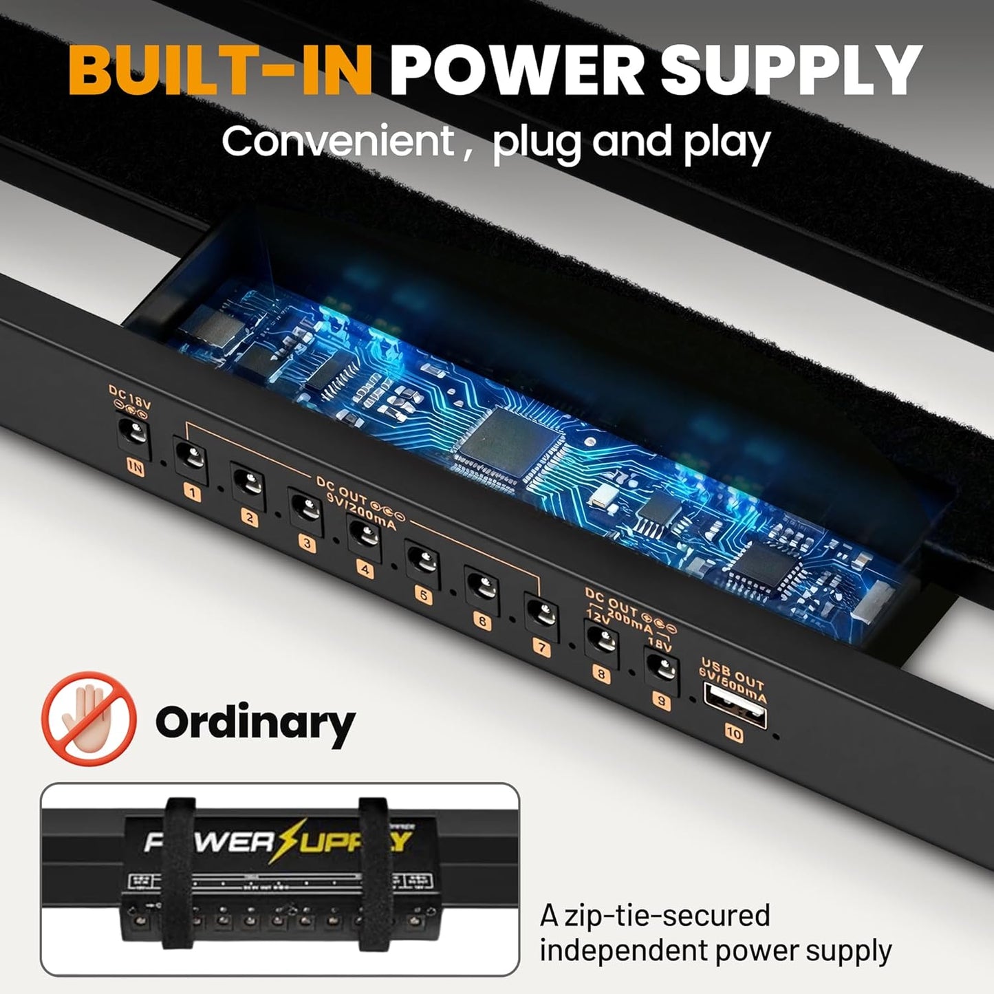 Portable Guitar Pedal Board