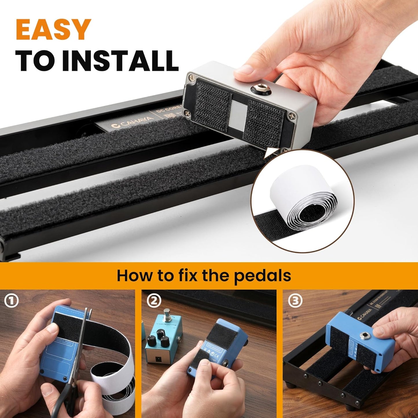 Portable Guitar Pedal Board