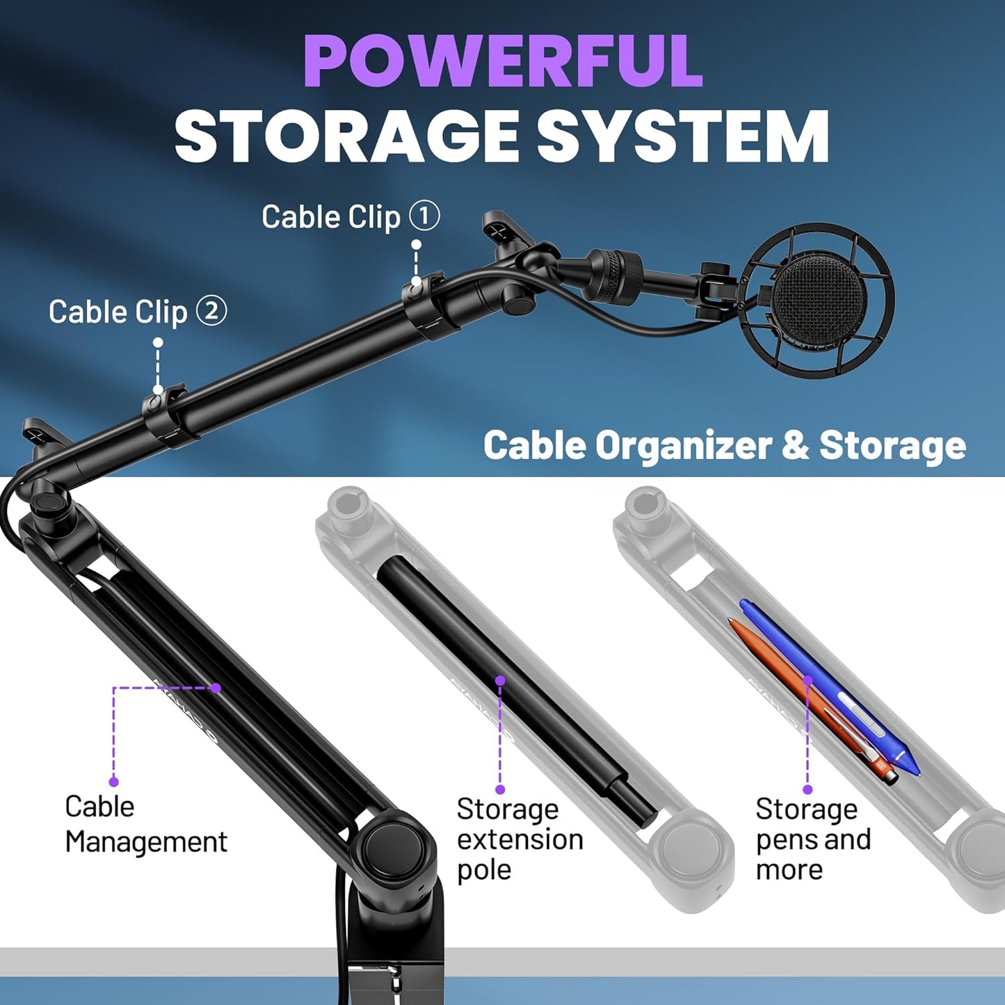 Adjustable Microphone Arm Stand CMC0500