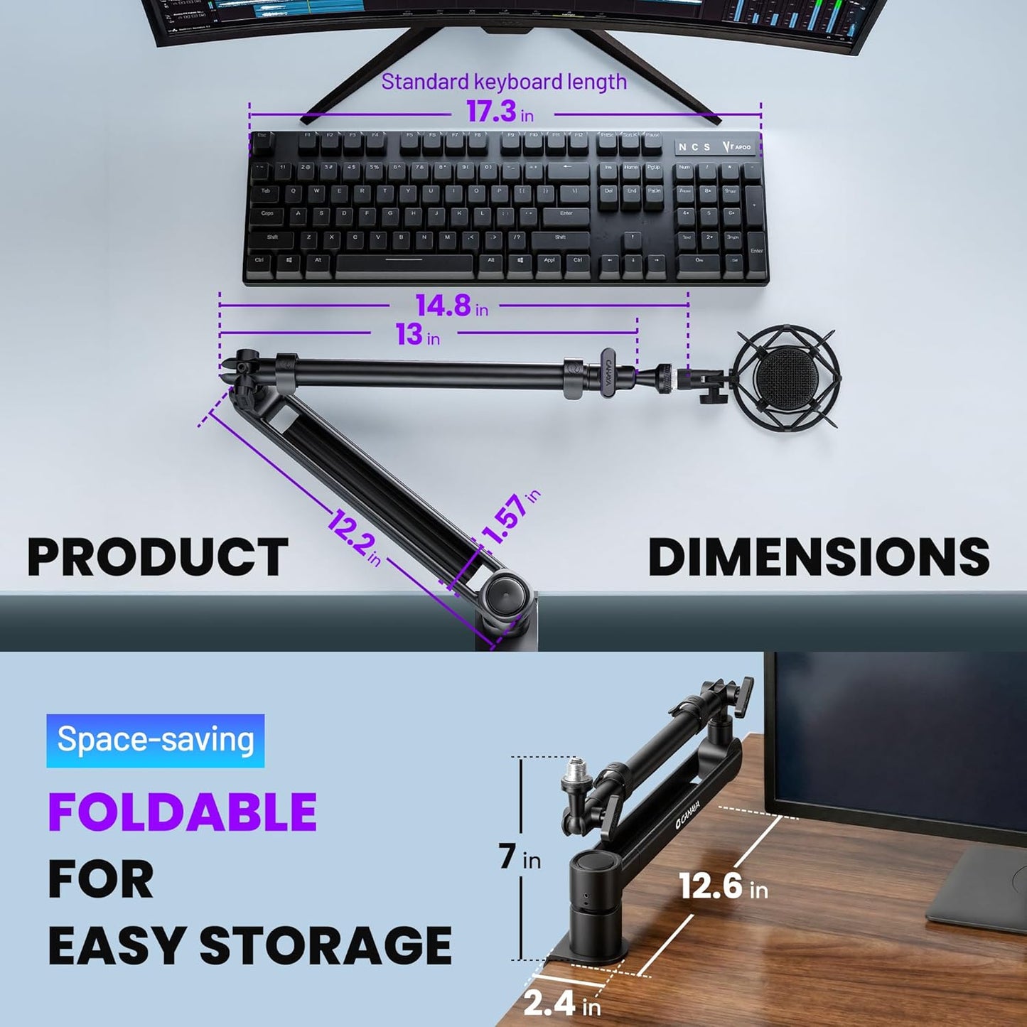 Adjustable Microphone Arm Stand CMC0500