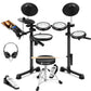 Electric Drum Set for Adults Kids Portable 350 Sounds 25 Kits