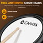 Electric Drum Set for Adults Kids Portable 350 Sounds 25 Kits