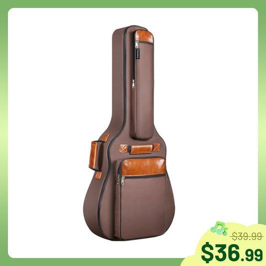 Acoustic Guitar Bag 0.5 Inches Thick Brown CY0150