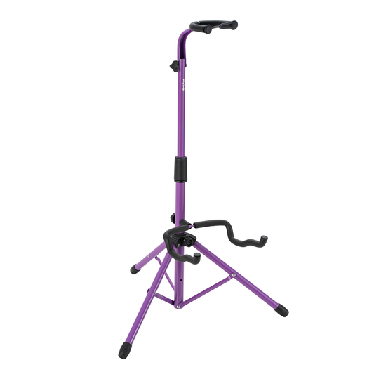 Adjustable Universal Guitar Stand with Reinforced Base and Sponge Protection