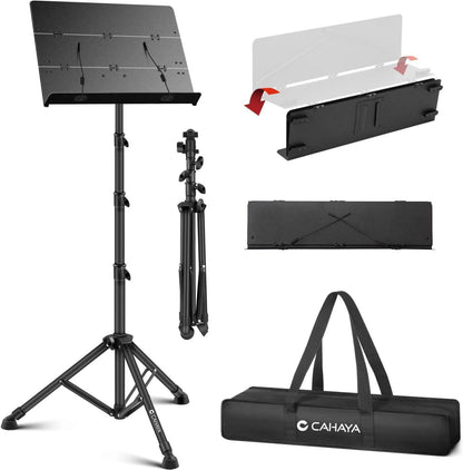 Sheet Music Stand with Foldable Panel CY0317